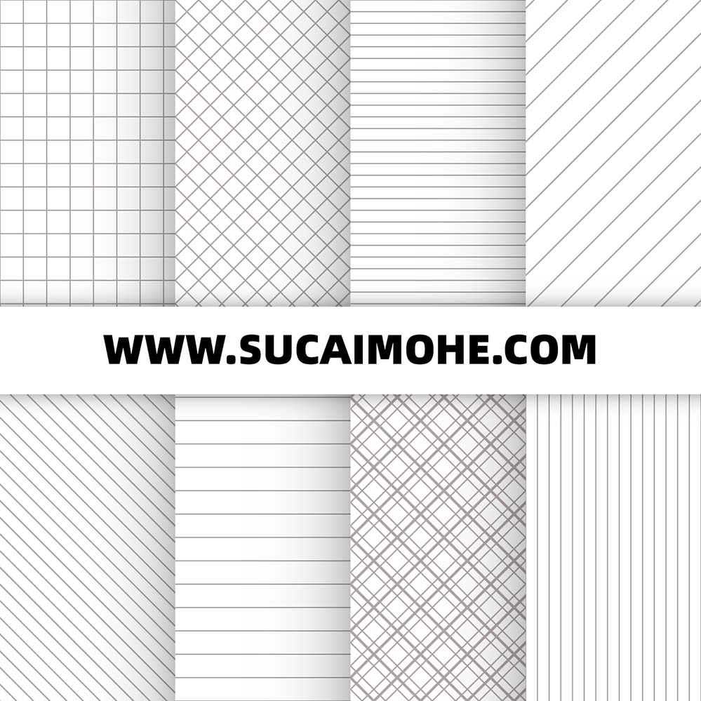 无缝条纹矢量图案白灰色纹理seamless-striped-vector-patterns-white-grey-texture