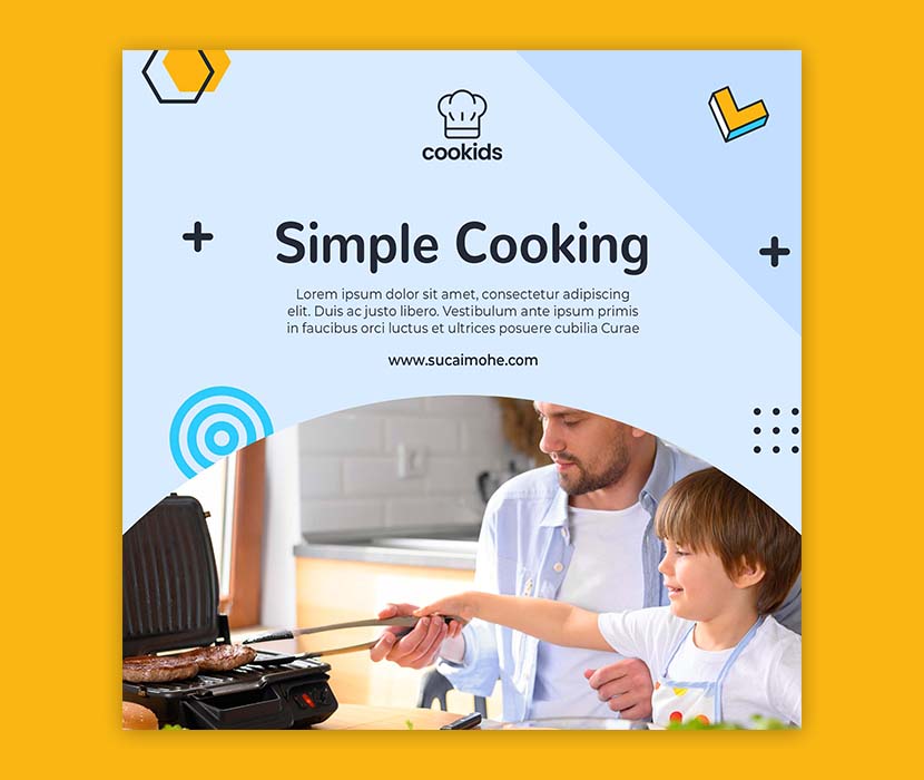 烹饪家庭传单cooking-home-flyer