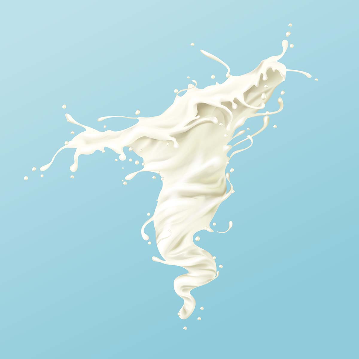 乳白色牛奶漩涡AI源文件tourbillon-lait-eclaboussure-peinture-blanche-bain-remous-gouttelettes-eclaboussures