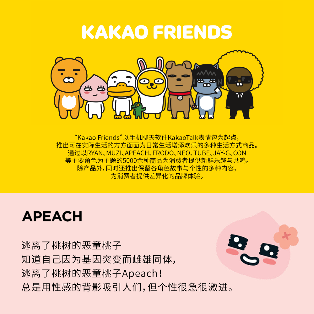 超级福利 | PUPU ╳ KAKAO FRIENDS 重磅联名限定手办发售！(图2)