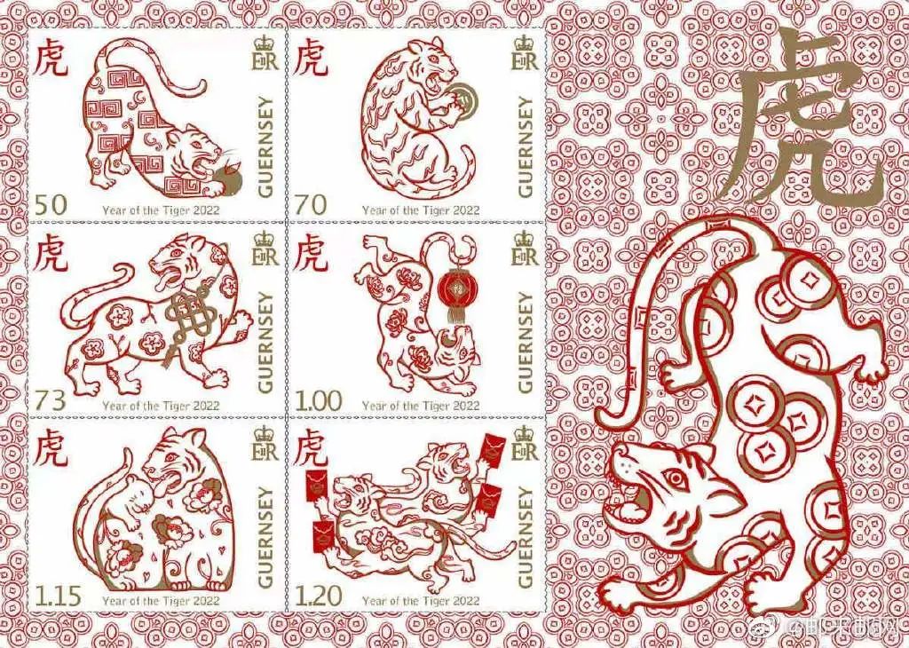 虎年邮票设计大合集，各国生肖邮票哪个“虎”更合你心意？(图38)