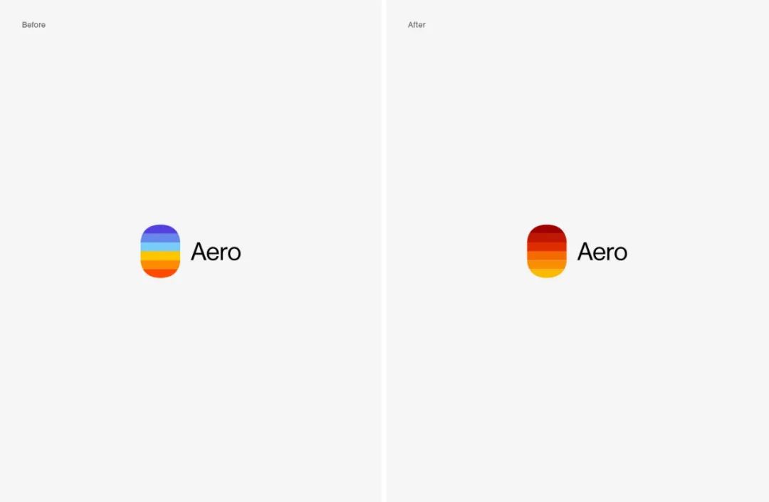顶级品牌这样设计！Aero私人航空公司VI形象，黑色与彩色并不违和(图2)