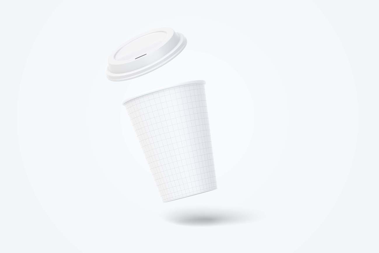空白可编辑的咖啡杯样机PSD源文件