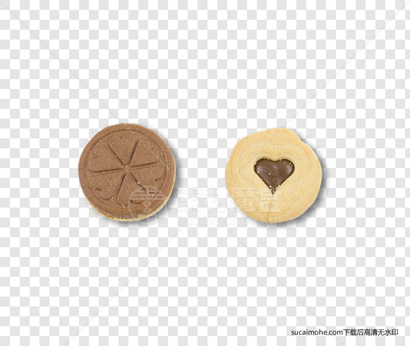 Bisquits_Hearts_心形巧克力饼干免抠png元素（含PSD文件）