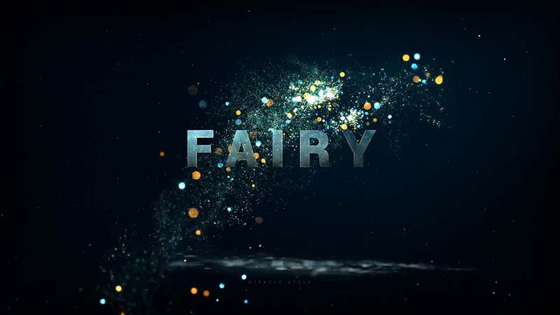 PR模板-漂亮优雅魔法粒子动画文字标题开场片头 Magic Fairy Particles Titles