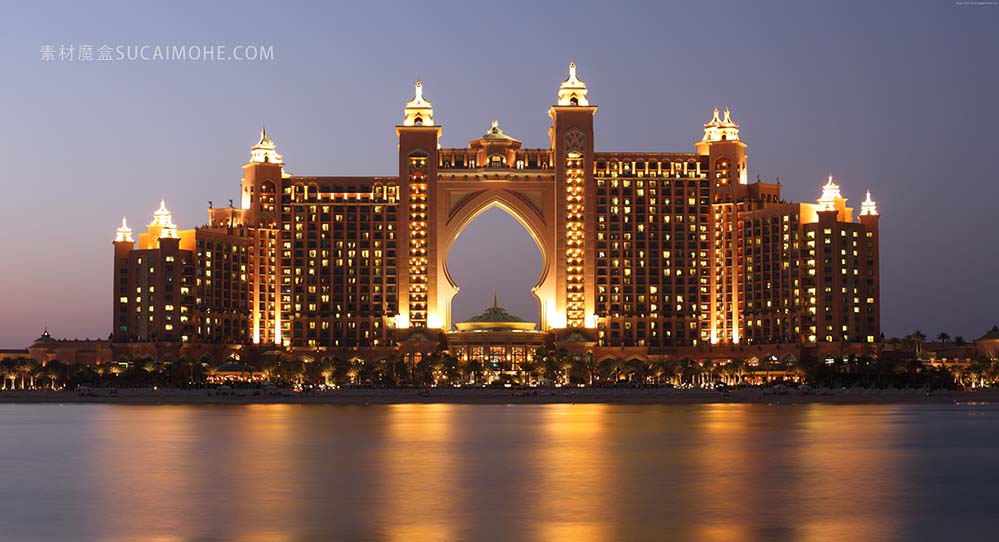 the-palm-手掌 亚特兰蒂斯号 迪拜 酒店 商城 旅行 度假村 豪华 假期 建设 旅游 度假 结构