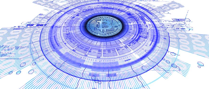 blockchain-比特币 挖掘 处理器 Cryptocurrency 加密 钱 货币 业务 硬币 财经  高清摄影大图