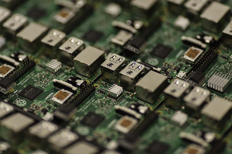 usb-U盘 技术 计算机 微芯片 主板 个人电脑 覆盆子 电路板 芯片 它 树莓派 电容 高清摄影大图
