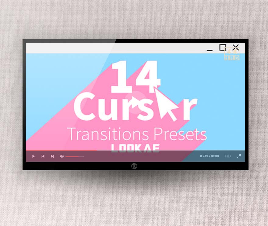 Premiere预设-电脑光标点击拖拉转场过渡动画 Computer Cursor Transitions Presets