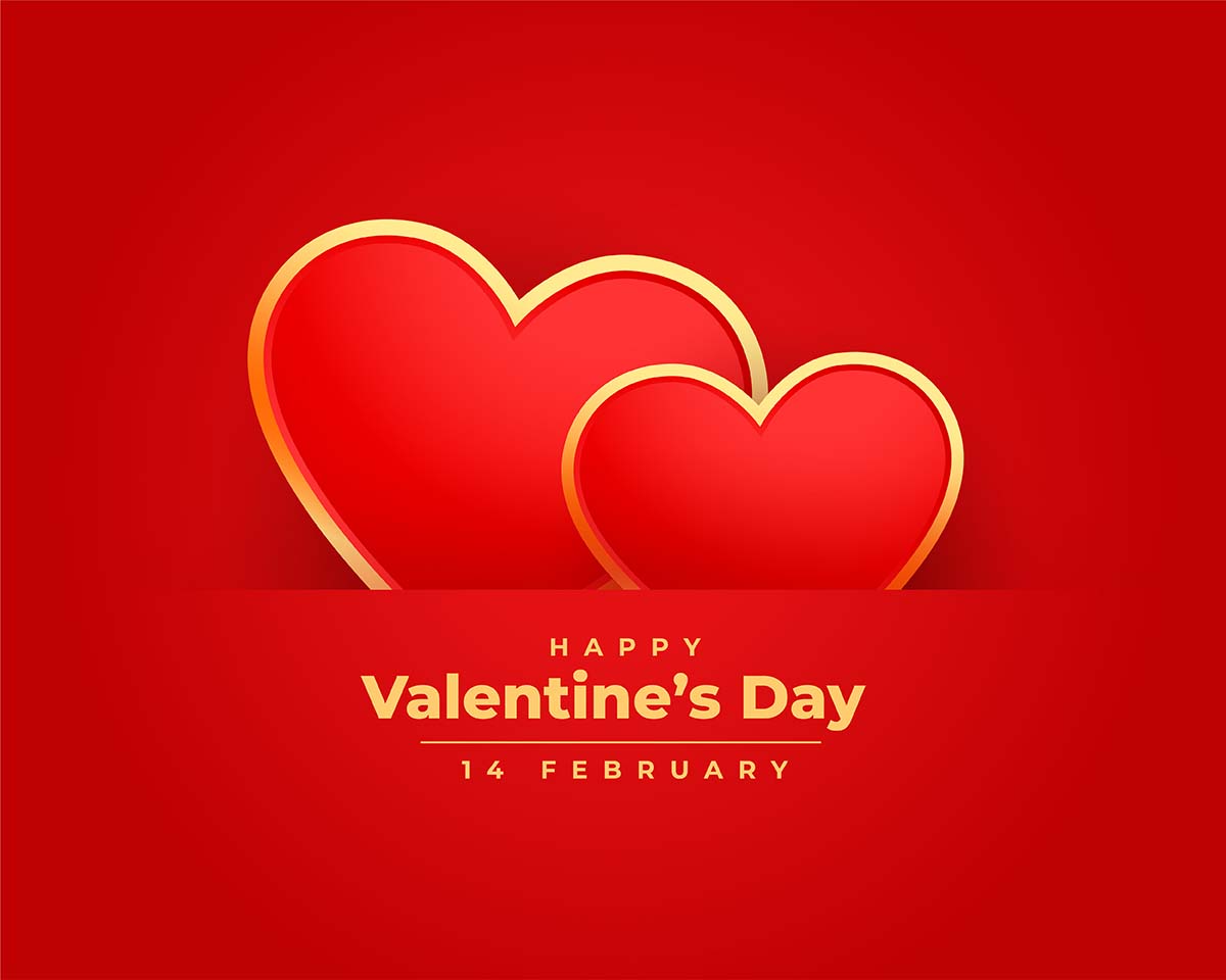 情人节祝福卡设计矢量romatic-valentines-day-wishes-card-design