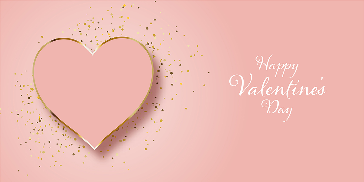 金色亮片与心矢量情人节横幅设计valentines-day-banner-design-with-gold-glitter-heart