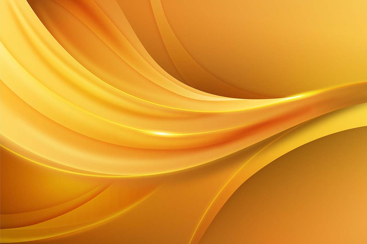 光滑的金色波浪背景矢量smooth-golden-wave-background