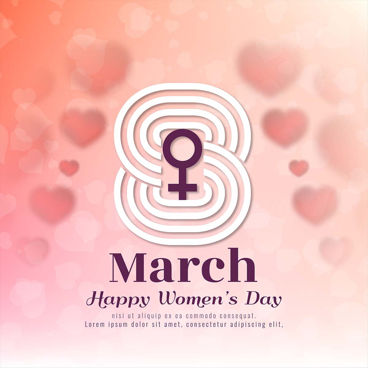 3月8日象征妇女节快乐一天背景矢量8-march-symbol-happy-women-s-day-background